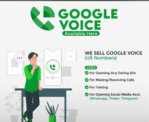 Google Voice Accounts GV Sale